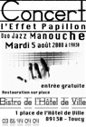 Affiche concert Papillons