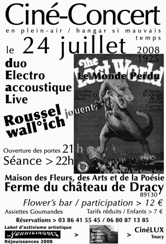 Le monde perdu - Ciné concert